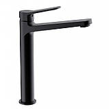 Frap F1062-2 – Змішувач для умивальника чорний, фото 2