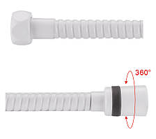 Душовий шланг GAPPO G45-8, латунь, 1500 мм, білий