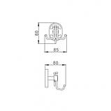 Frap F1905-3 — Гачок для рушників, фото 3