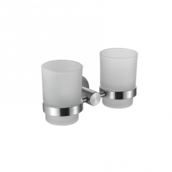Frap F30108 – Стакан для зубнних щіток настінний подвійний, фото 1