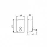 Frap F401 – Дозатор рідкого мила, фото 2