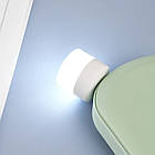 DR USB LED-лампочка циліндрична, холодне світло біле, фото 3