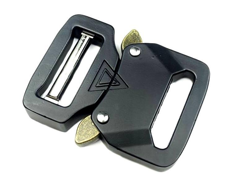 Пряжка - фастекс металевий 27мм колір Чорний М-23571, фото 1