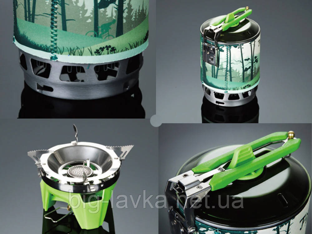 Газовий пальник Fire Maple FMS X3 туристична Зелений
