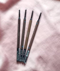Водостійкий олівець для брів Parisa Cosmetics Micro brow pencil зі щіточкою