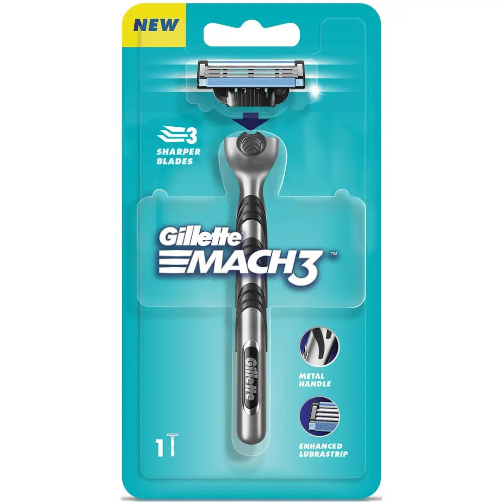 Станок для гоління Gillette Mach 3 (1касета)