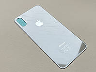 IPhone XS Silver задняя стеклянная крышка белого цвета для ремонта