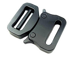 Пряжка - фастекс металевий 20мм колір Чорний М-23572