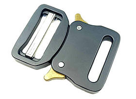 Пряжка - фастекс металевий 33мм колір Чорний М-23575