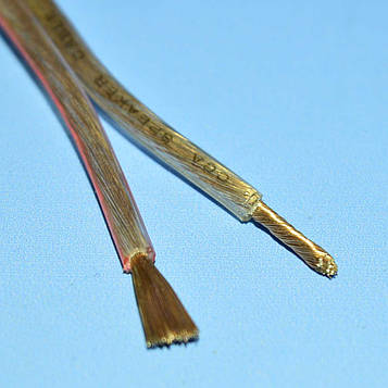 Кабель акуст. CCA прозорий 2х1,50мм кв. Cabletech KAB0358