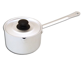 Ківш алюмінієвий 1.0л із кришкою