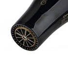 Фен для волосся 2800Вт Gemei GM-1765, Чорний / Професійний фен з дифузором, фото 4