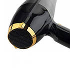 Фен для волосся 2800Вт Gemei GM-1765, Чорний / Професійний фен з дифузором, фото 5