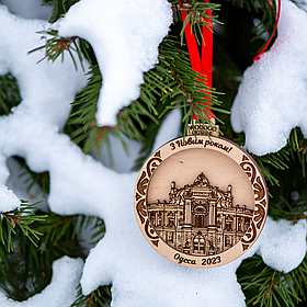 Новорічна іграшка Woodoo Одеса 2023 авторський дизайн