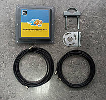 Антена панельна Mimo 17дБ (1700-2700 МГц) з кабелем 2х10 метрів