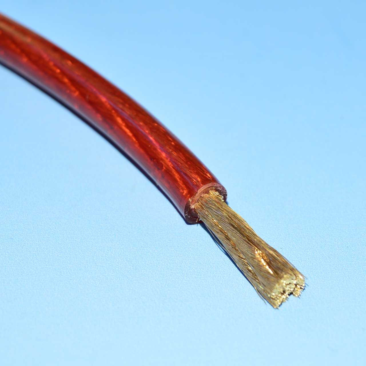 Кабель живлення авто 6GA Cu+Al червоний KAB0713A, фото 1