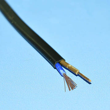 Кабель OMYp 2x0.50мм.кв 300V чорн. багатож. плаский Elektrokabel KAB0830