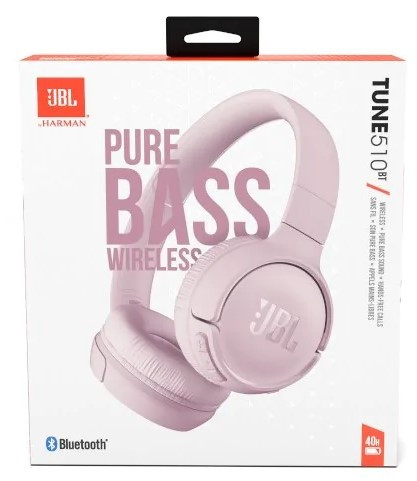 Навушники Безпровідні Великі (Bluetooth) JBL T500ВТ Pink (JBLT500BTPIK)