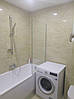 Шторки і перегородки для ванної із загартованого скла LONDON 500х1400мм, фото 5