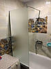 Шторки і перегородки для ванної із загартованого скла LONDON 500х1400мм, фото 8