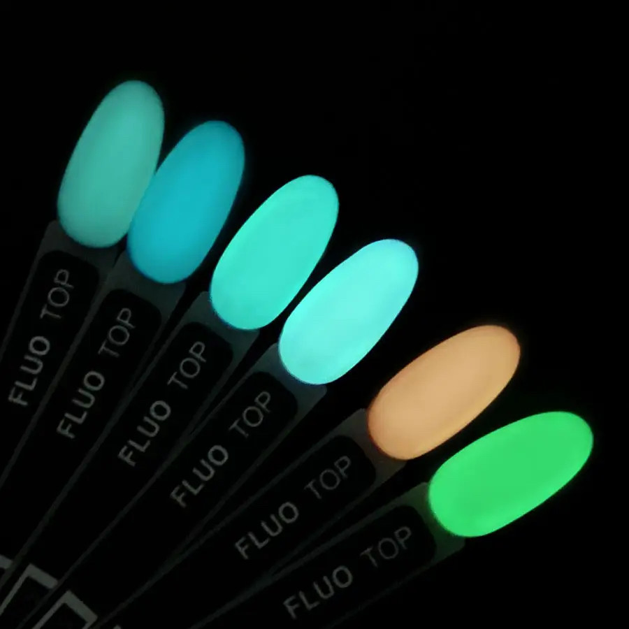 Kira Nails No Wipe Fluo Top - топ флуоресцентний, 6 мл