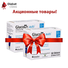 Акційні тест-смужки для глюкометра GlucoDr