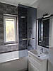 Шторки і перегородки для ванної із загартованого скла LONDON 700х1400мм, фото 4