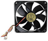 Кулер для корпуса GEMBIRD FANCASE3 Ball 120мм, фото 4