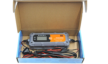Електронний зарядний пристрій для гелевих і кислотних акумуляторів 6V 12V AGM GEL Bass BP-6701, фото 2