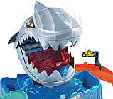 Ігровий набір Хот Вілс Голодна Акула-робот Зміни колір Hot Wheels City Robo Shark Frenzy GJL12 Mattel Оригінал, фото 3