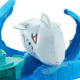 Ігровий набір Хот Вілс Голодна Акула-робот Зміни колір Hot Wheels City Robo Shark Frenzy GJL12 Mattel Оригінал, фото 5