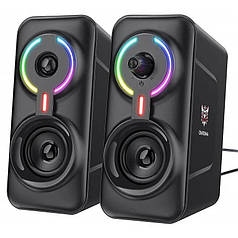 Колонки комп'ютерні ONIKUMA Backlight L6 з підсвічуванням RGB з Bluetooth (N019329)