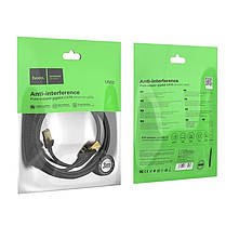Кабель RJ45 HOCO LAN Level pure copper gigabit ethernet cable US02 5 м чорний (N019206), фото 4