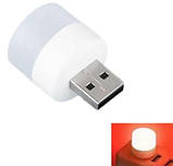 USB LED-лампа світлодіодна 1W, юсб лампа 1w, мінісвітильник підсвітка ліхтарик нічник у ноутбук або powerbank, фото 6