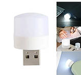 USB LED-лампа світлодіодна 1W, юсб лампа 1w, мінісвітильник підсвітка ліхтарик нічник у ноутбук або powerbank, фото 10