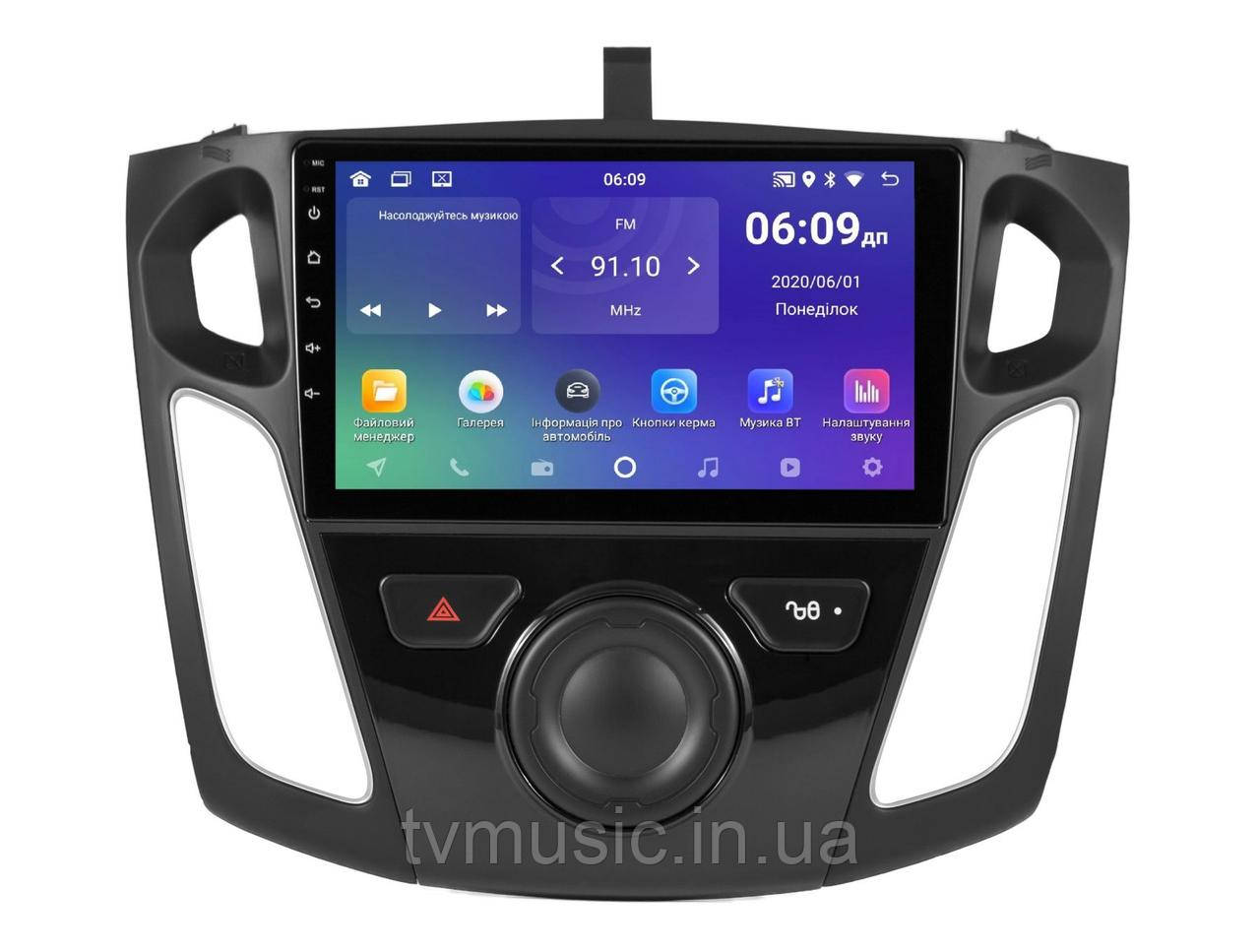 Штатна магнітола Sound Box SM-9232 для Ford Focus 3 2012-2017