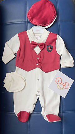 Чоловічок на виписку (0-3м) (YOLA.BABY.SHOP), фото 3