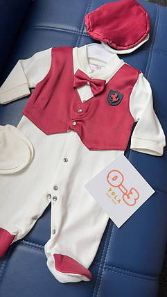Чоловічок на виписку (0-3м) (YOLA.BABY.SHOP), фото 1