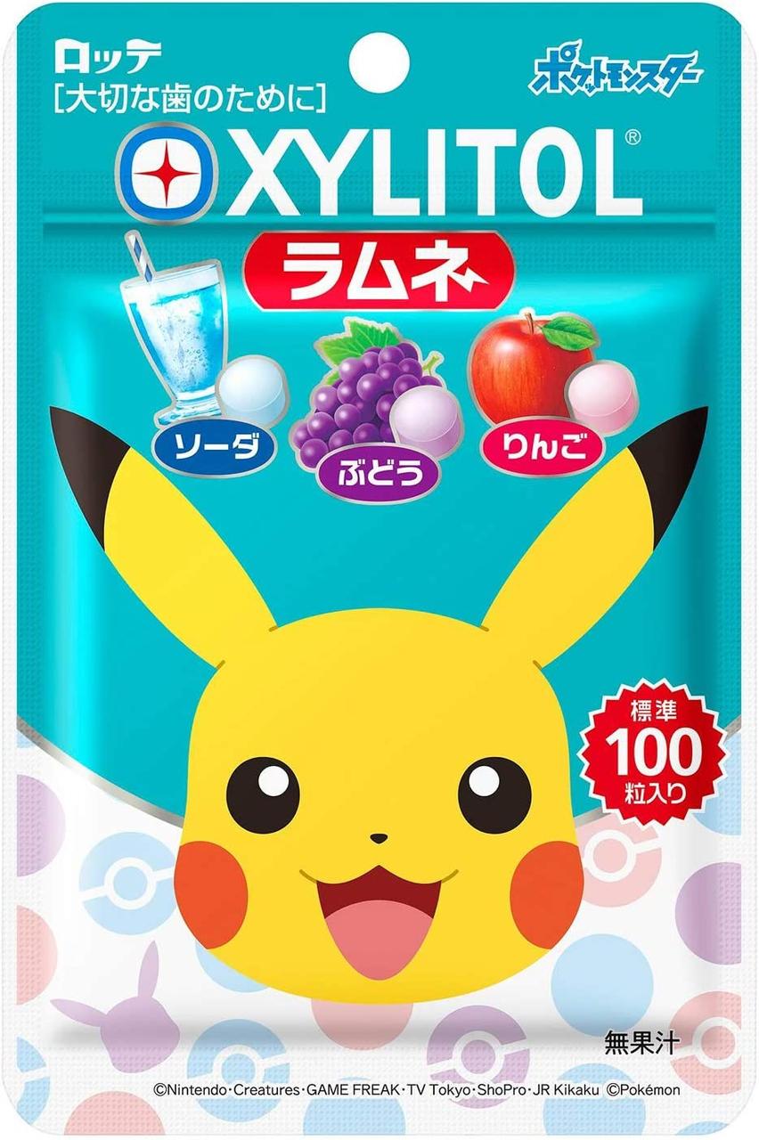 Lotte Xylitol Ramune Candy смачні жувальні таблеточки з ксилітом для профілактики карієсу, 100 шт. До 06/2025