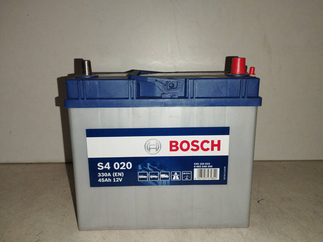 Купить Аккумулятор Bosch Asia 45Ah 330A(EN) R+ Euro + (тонкие клеммы ...