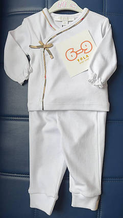 Комплект BURBERRY Кофта Штани (6-9м) (YOLA.BABY.SHOP), фото 1