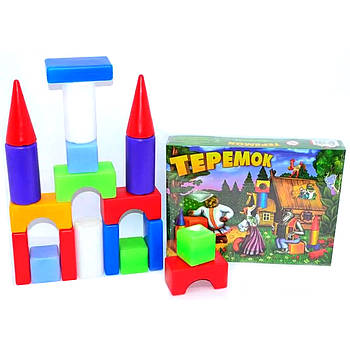 Гр Теремок малий. 08081 (12) 19 деталей, у коробці "M Toys"
