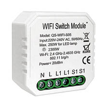 432421 Розумний вимикач Tervix Pro Line WiFi Switch (1 клавіша / розетка)