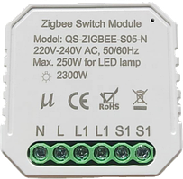 432121 Розумний вимикач Tervix Pro Line ZigBee Switch (1 клавіша / розетка)