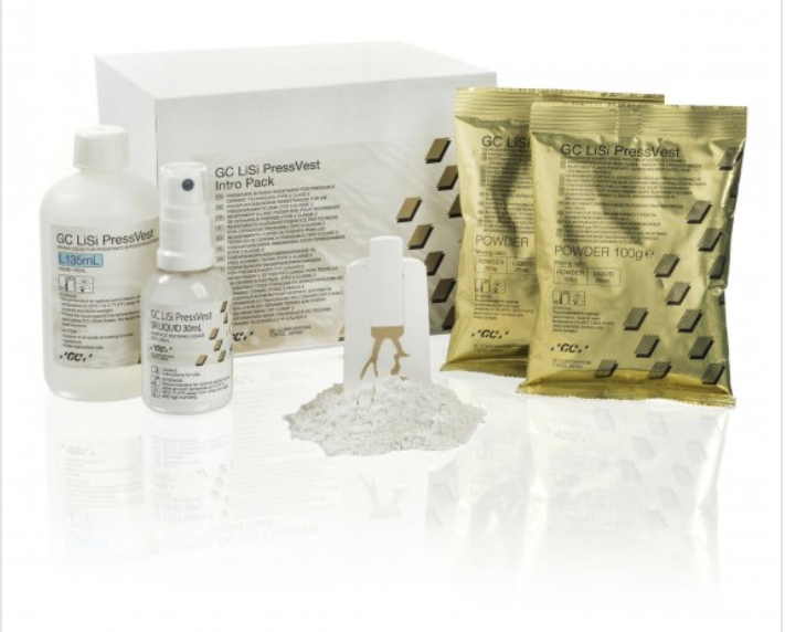 LiSi PressVest Intro Kit, стартовий набір швидкої фосфатної формувальної маси для прес-кераміки, GC (Японія), фото 1