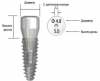 Временный абатмент SCRP NeoBiotech Диаметр 4.5 Длинна 13.0