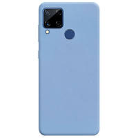 Силиконовый чехол Candy для Realme C15 / C12 Блакитний / Lilac Blue