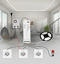 Диммер Mi-Light Dimming Driver 12A 2,4G 0,1-10V DC12V~24V TK-10U, фото 2