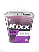 Масло для АКПП/ГУР KIXX ATF DX-III 4л
