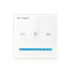 Настінний пульт ДК Mi-Light Smart Panel димер (яскравість) 10 A 12-24V PL-1